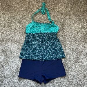 Two piece short swim set